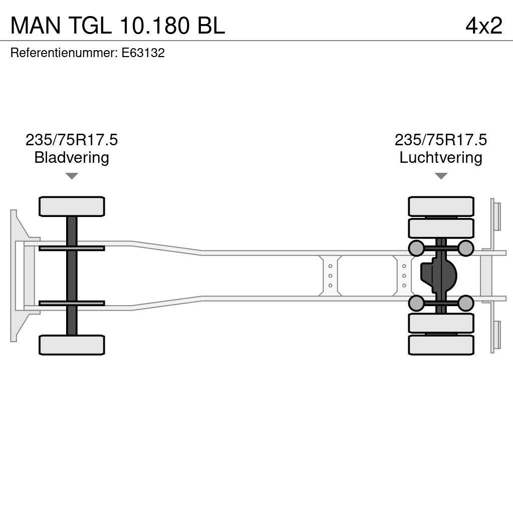 MAN TGL 10.180 BL Umpikorikuorma-autot