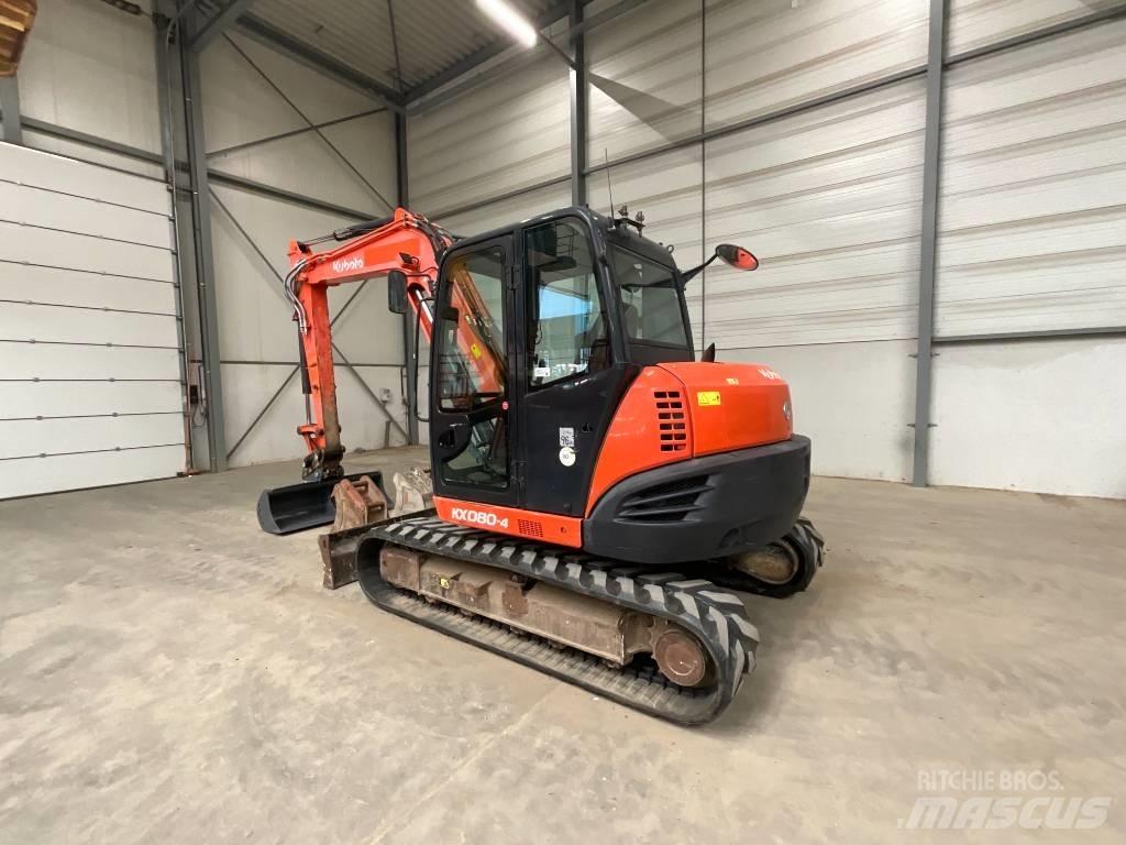 Kubota KX 080-4 Midikaivukoneet 7t - 12t