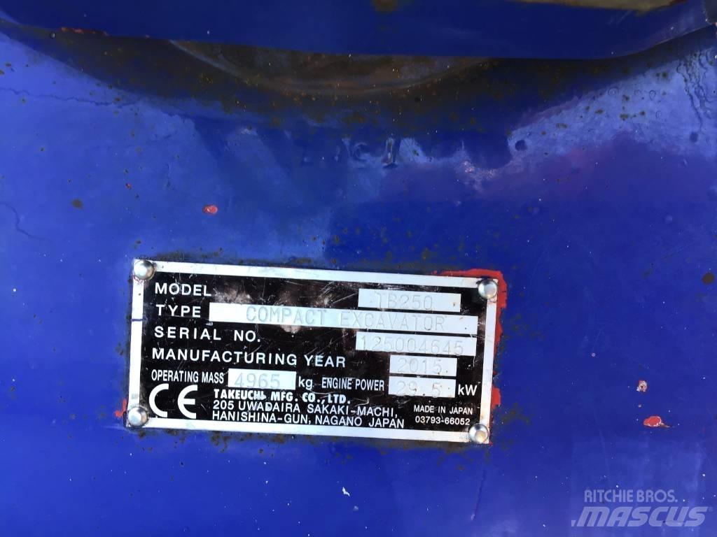 Takeuchi TB 250 Minikaivukoneet < 7t