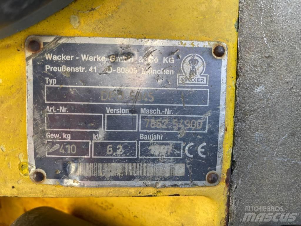 Wacker DPU5045 Tärylevyt