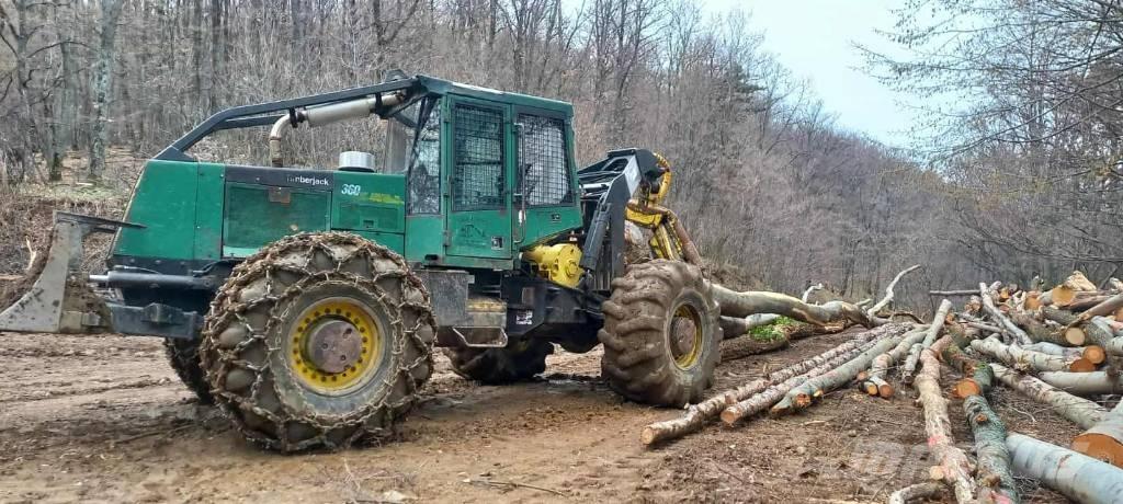 Timberjack 360 Juontokoneet