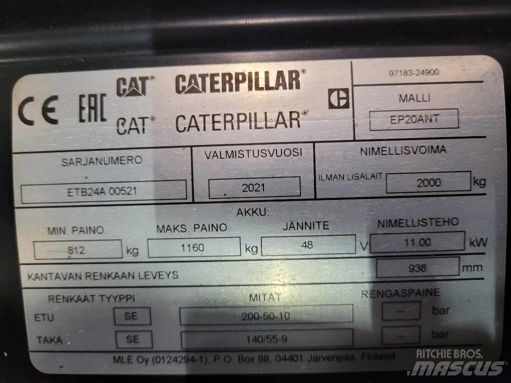 CAT EP20 ANT Sähkötrukit