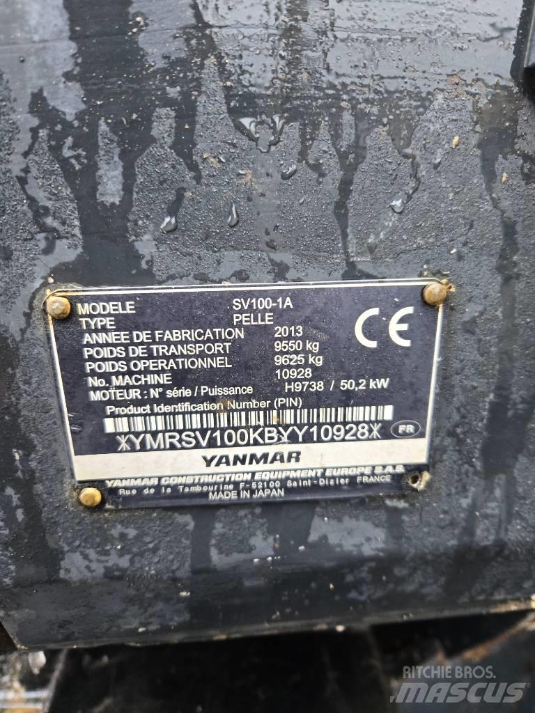 Yanmar SV 100-1A Midikaivukoneet 7t - 12t