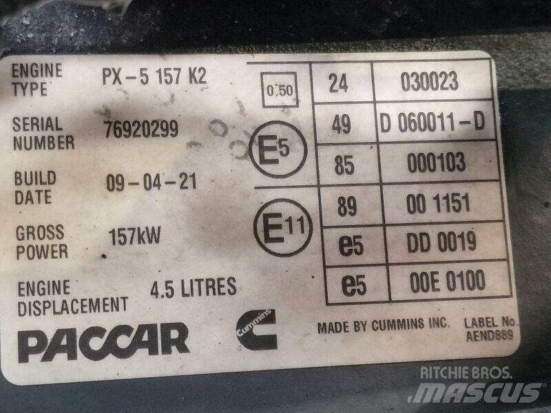 DAF PX-5 157 K2 Moottorit