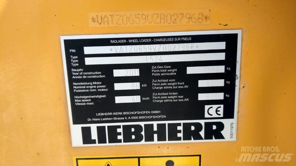 Liebherr L 524 Pyöräkuormaajat