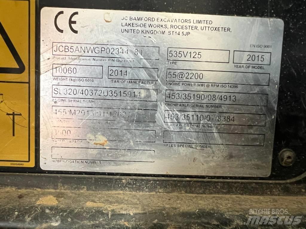 JCB 535-125 Kurottajat