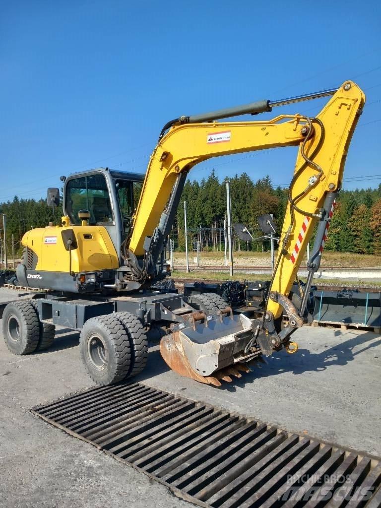 Doosan DX 57 W-5 Pyöräkaivukoneet