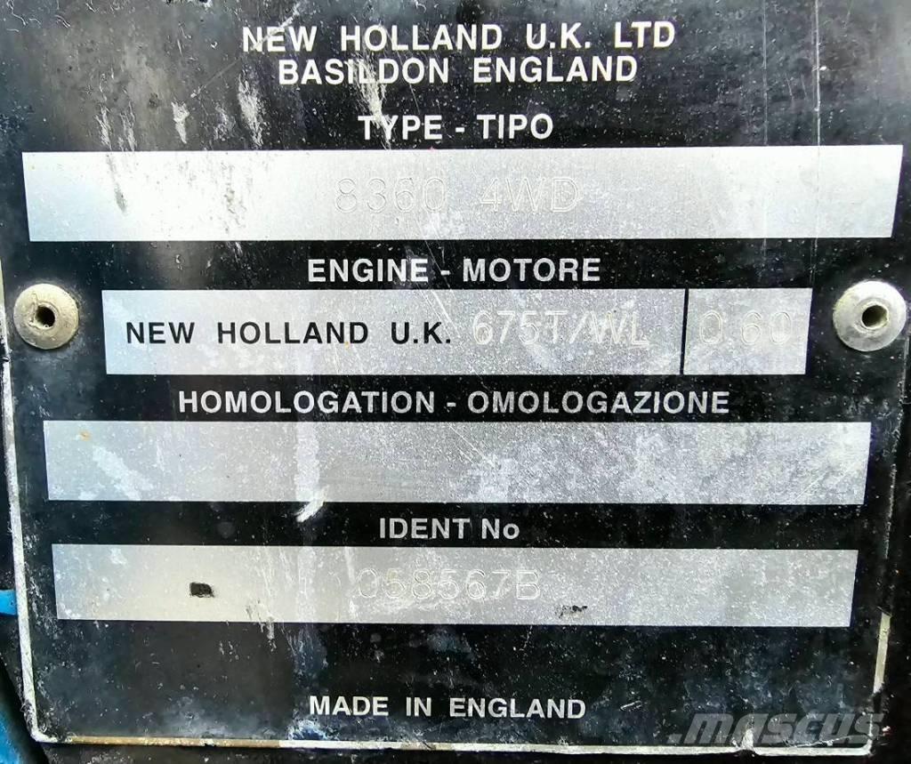 New Holland 8360 DT Traktorit