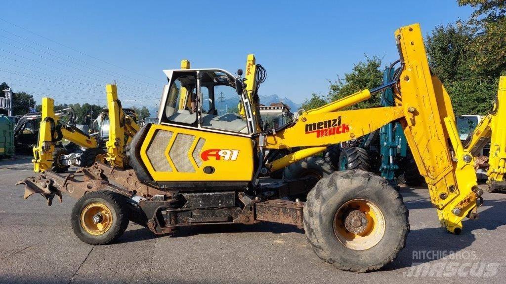 Menzi Muck A91 Mobil Pyöräkaivukoneet