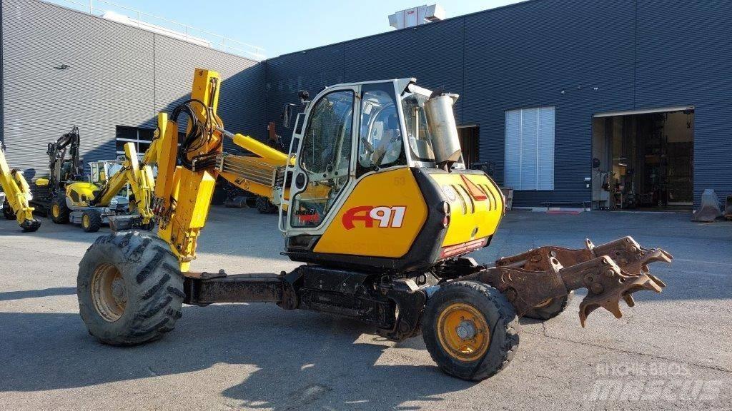 Menzi Muck A91 Mobil Pyöräkaivukoneet