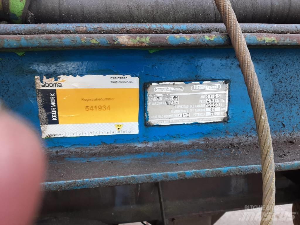 Baryval beton mixer Betoninsekoitin