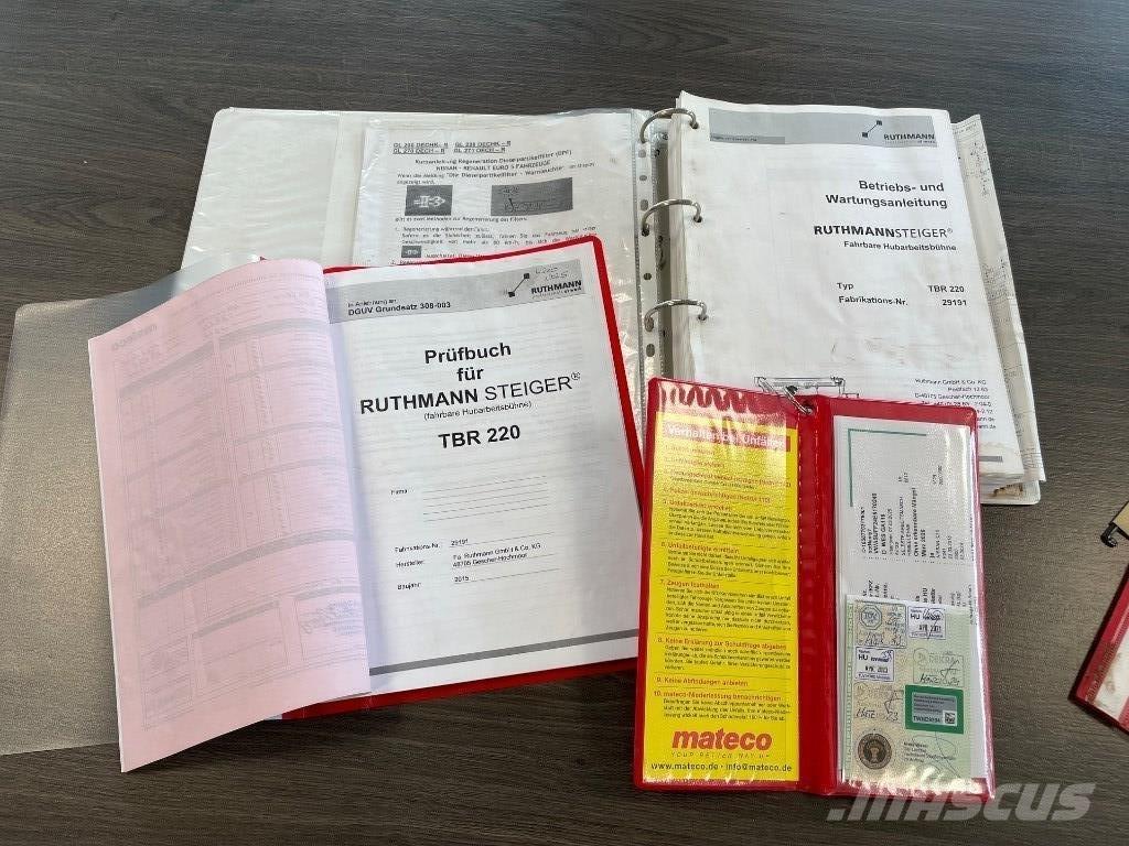 Ruthmann TBR 220 Nostolava-autot