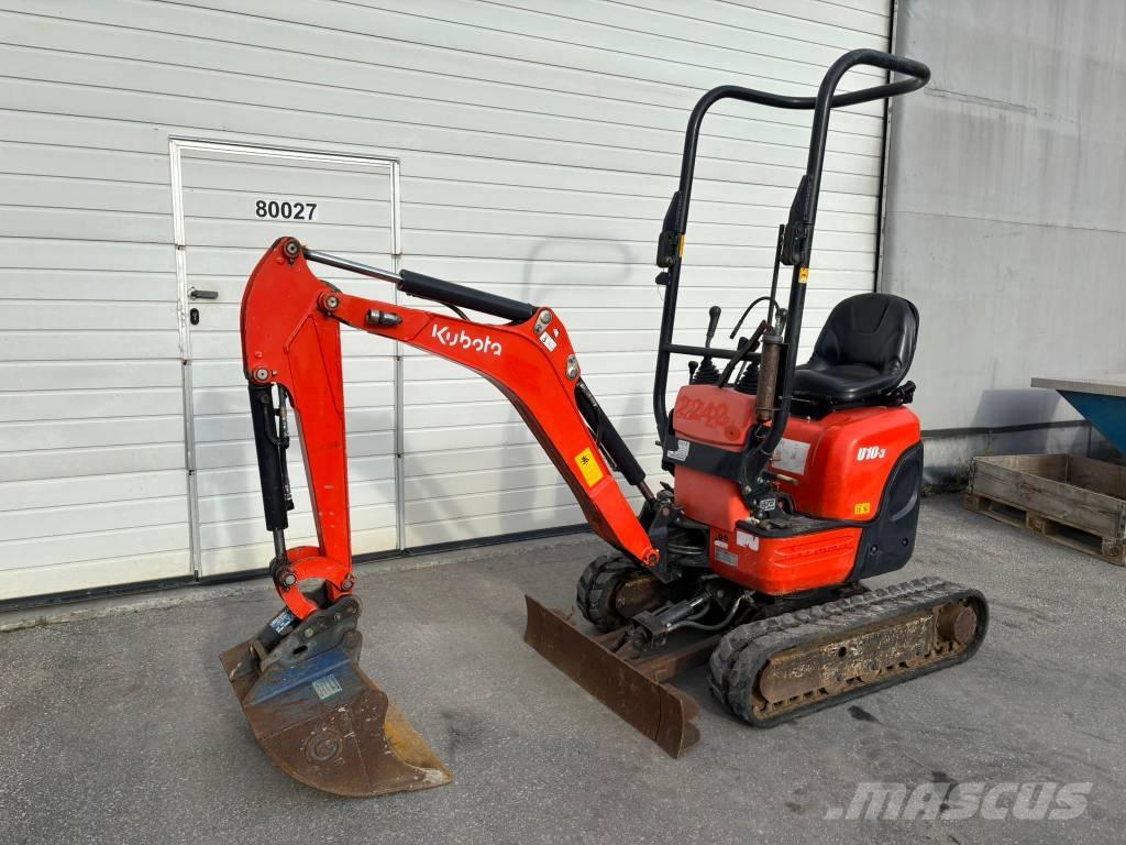Kubota U 10-3 Minikaivukoneet < 7t