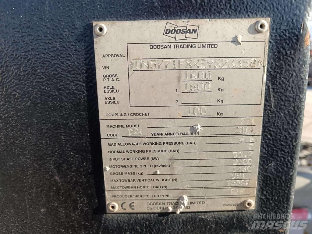 Doosan 7/71 Kompressorit