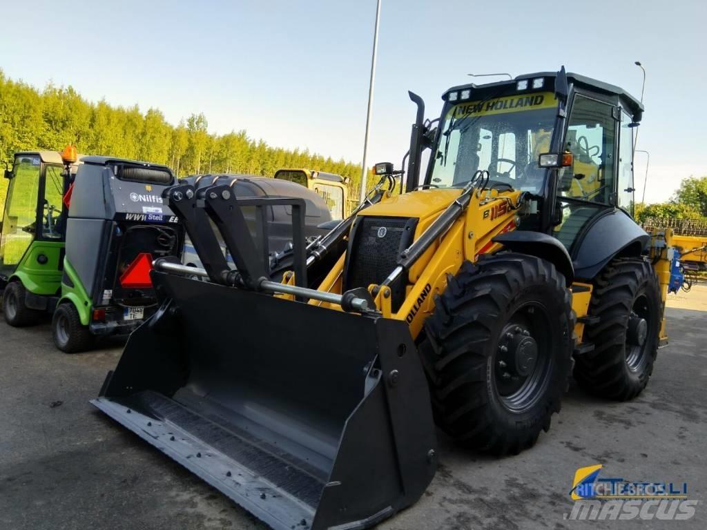 New Holland B 115 D Kaivurikuormaajat