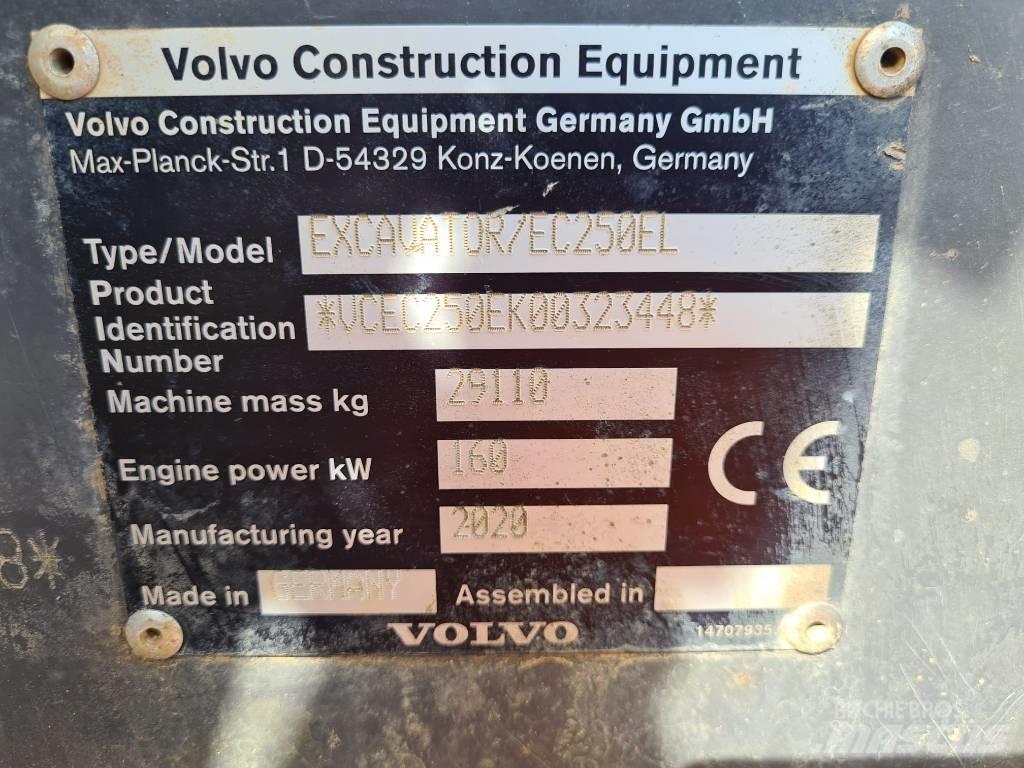 Volvo EC250 E L Telakaivukoneet
