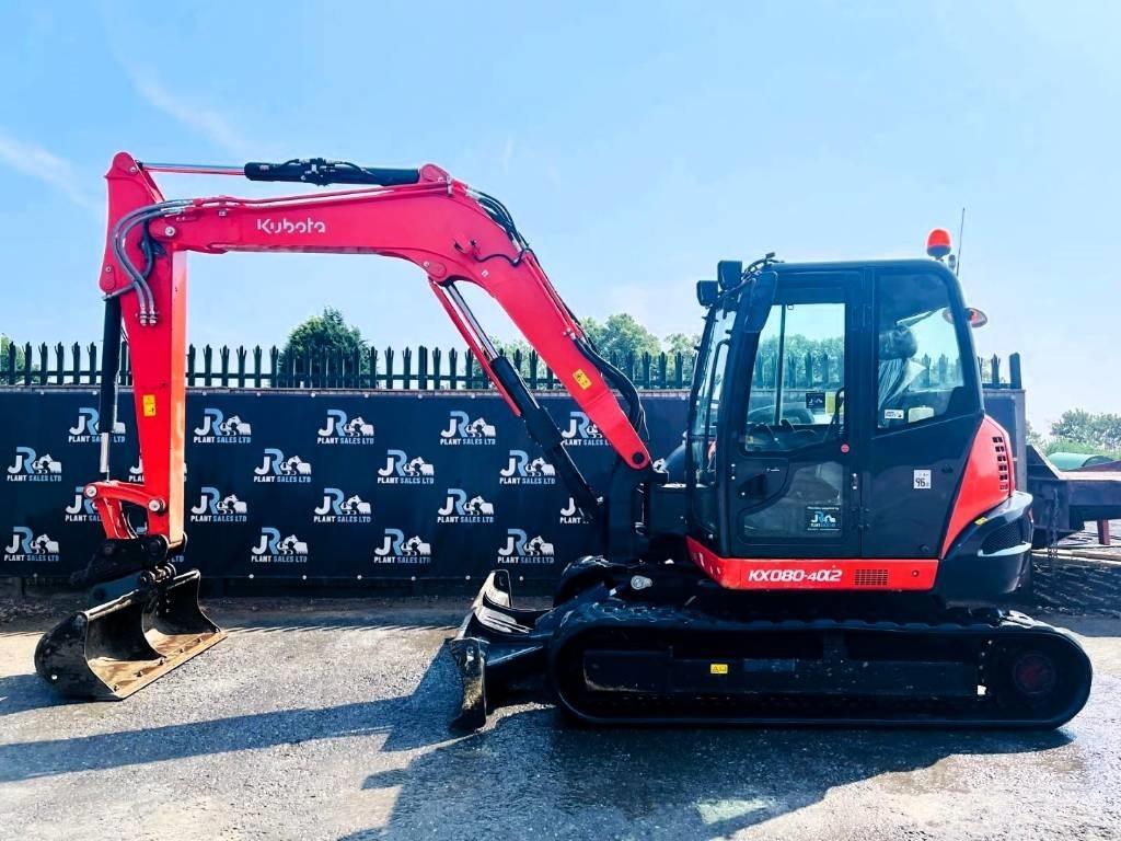 Kubota KX 080-4 Midikaivukoneet 7t - 12t