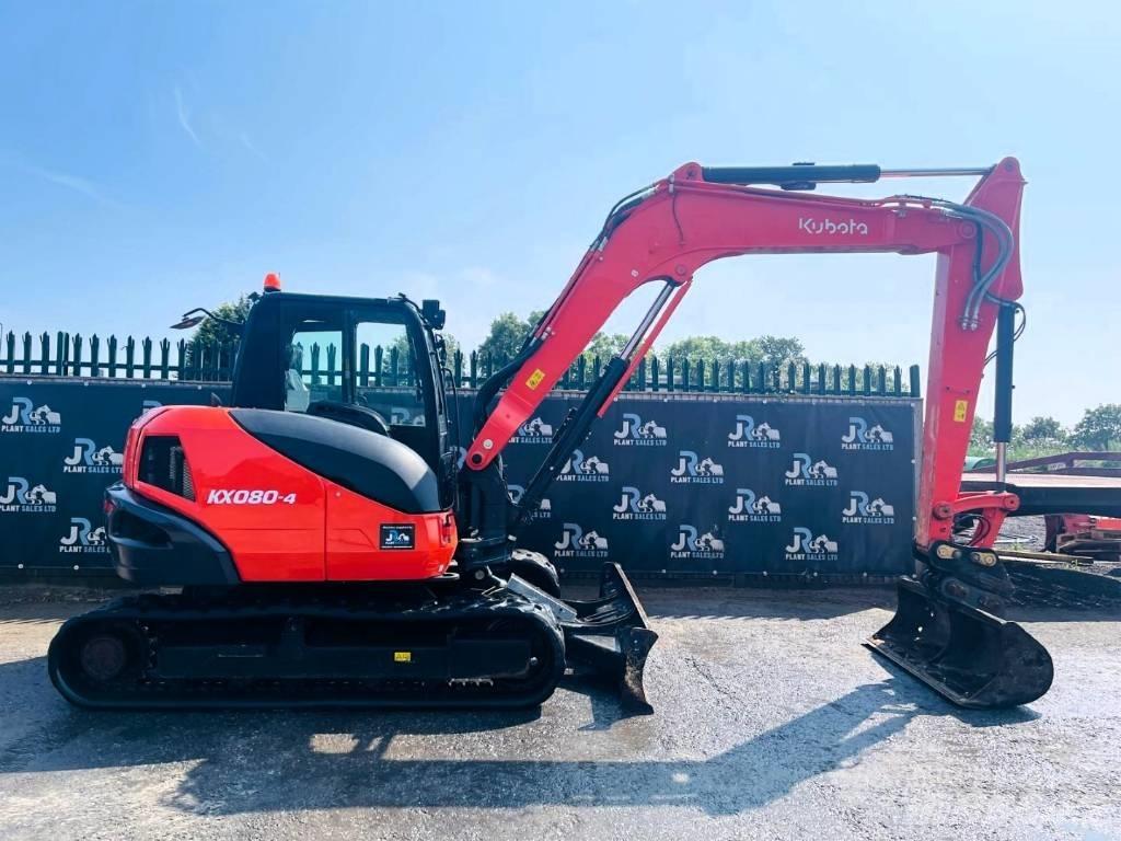 Kubota KX 080-4 Midikaivukoneet 7t - 12t