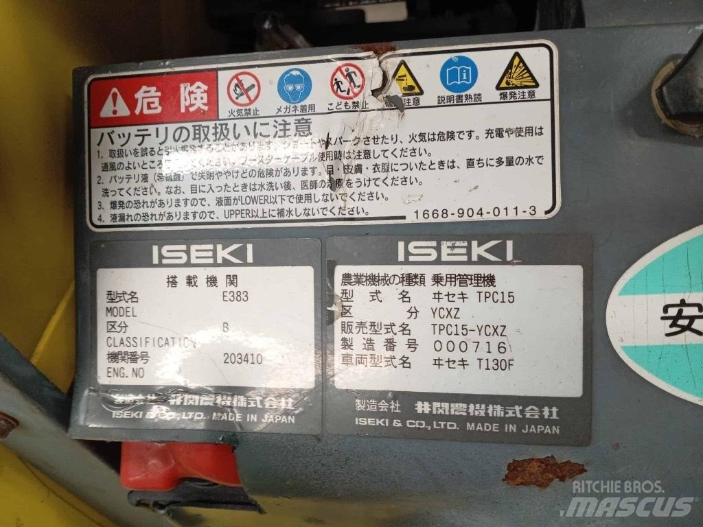 Iseki TPC 15 Traktorit