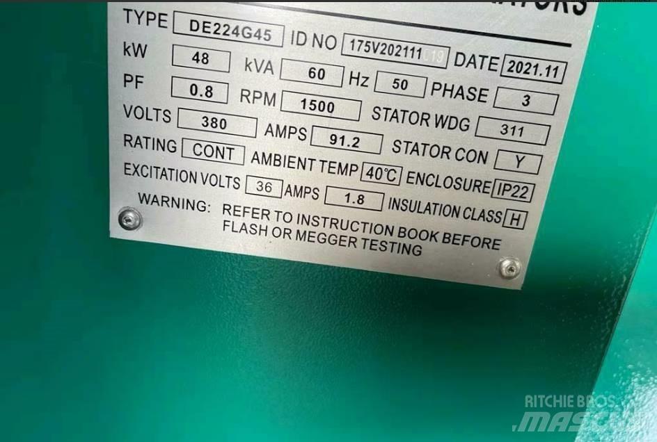  Pheatonn 60KVA Dieselgeneraattorit