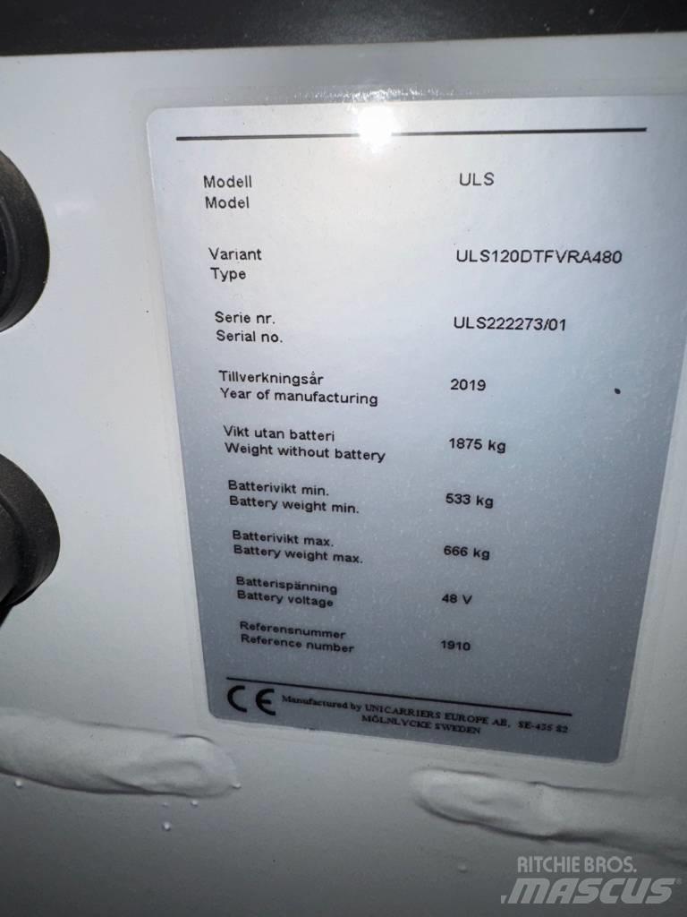 UniCarriers ULS 120 Työntömastotrukit