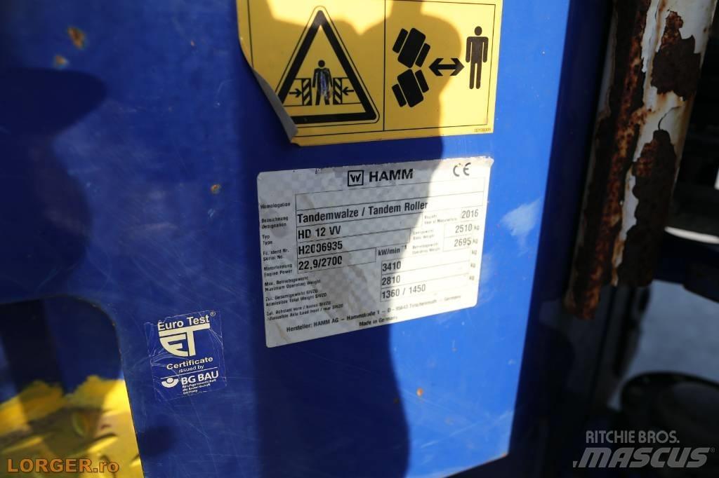 Hamm HD 12 VV Tandemjyrät