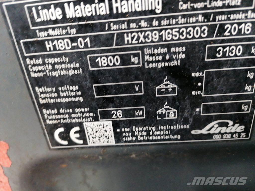 Linde H18D-02 Dieseltrukit