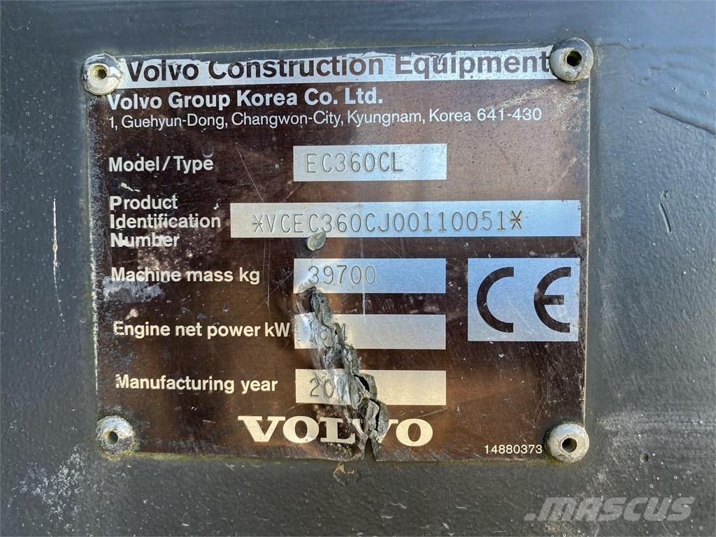 Volvo EC 360 C Telakaivukoneet