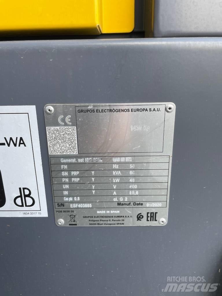Atlas Copco QAS 60 Muut koneet