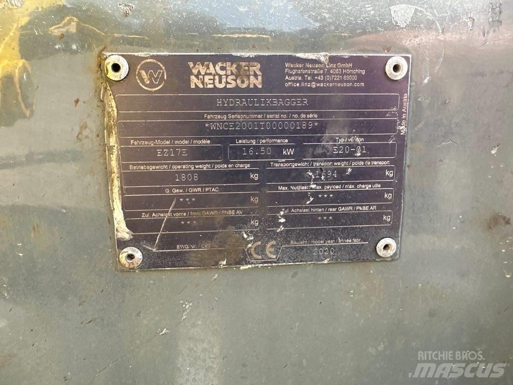 Wacker Neuson EZ17e Telakaivukoneet