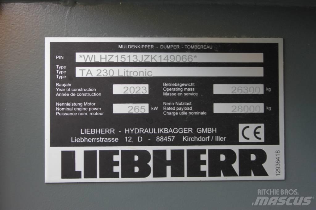 Liebherr TA 230 Dumpperit