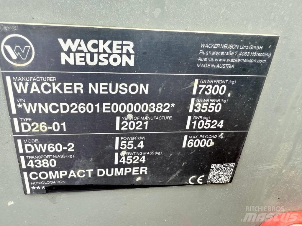 Wacker Neuson DW 60 Minidumpperit