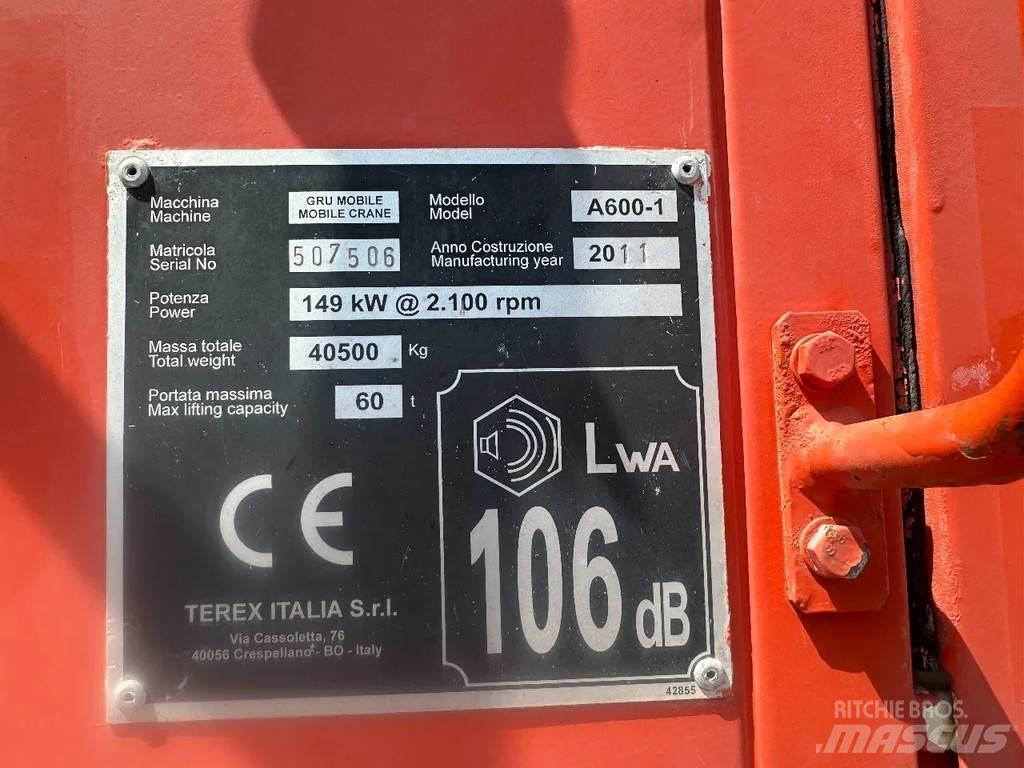 Terex A600 RT-nosturit