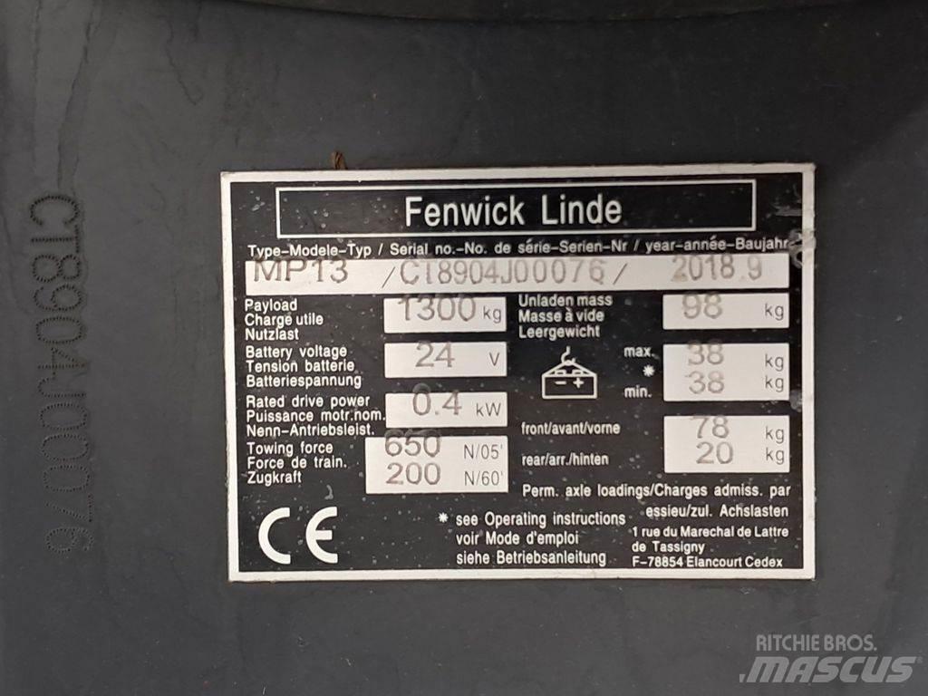 Linde MP13 Pumppukärryt