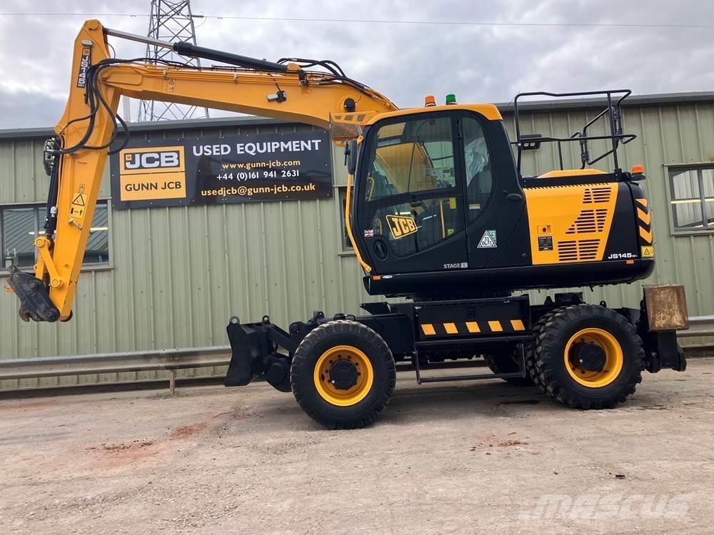 JCB JS145W Pyöräkaivukoneet