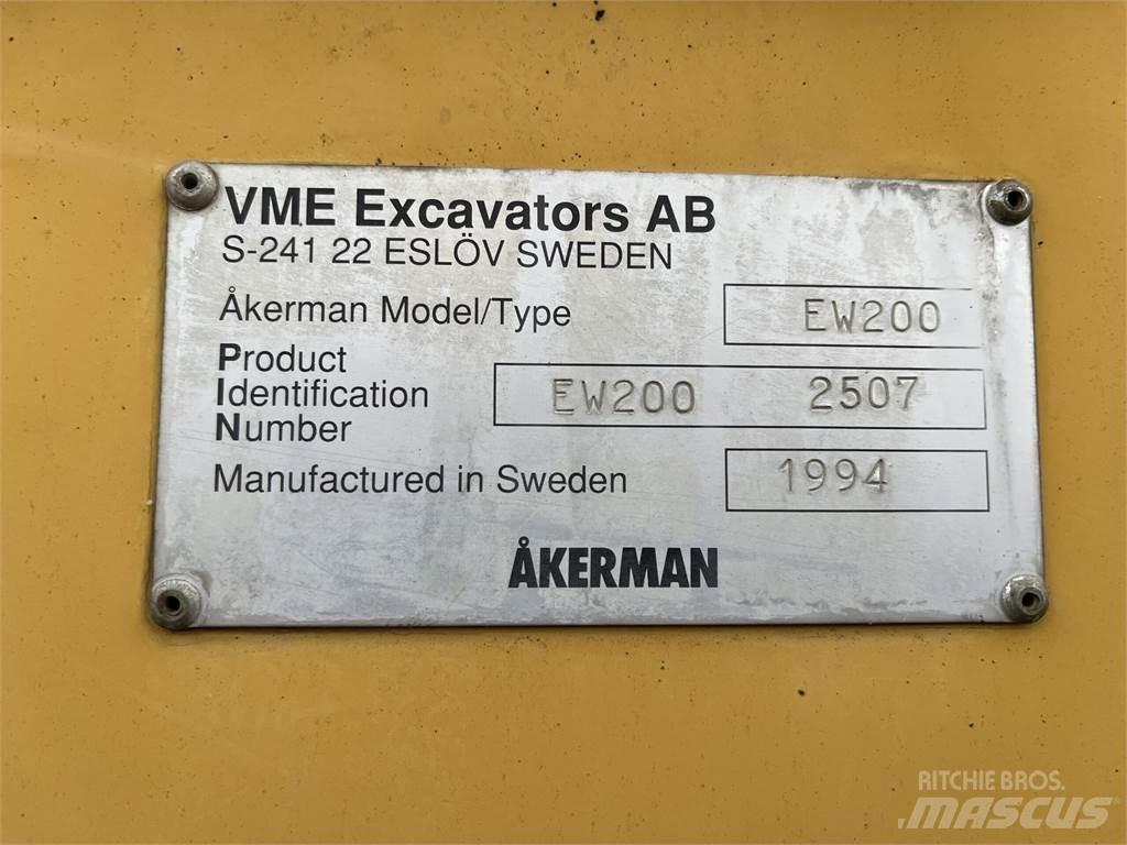Åkerman EW200 4X4 Pyöräkaivukoneet