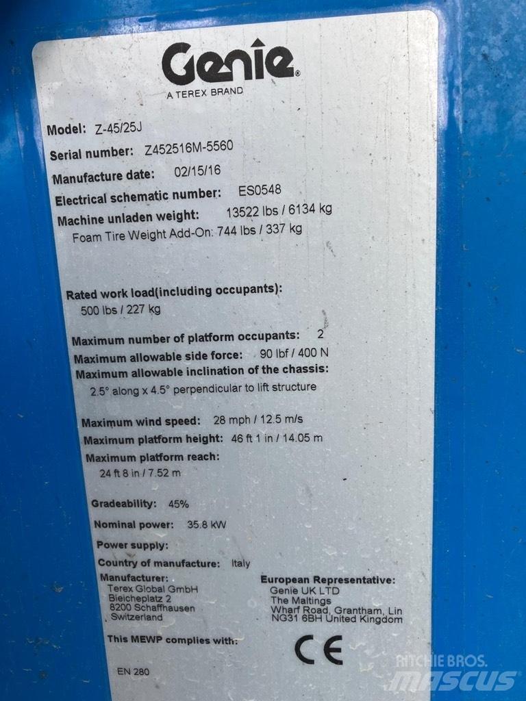 Genie Z 45/25 J Kuukulkijat