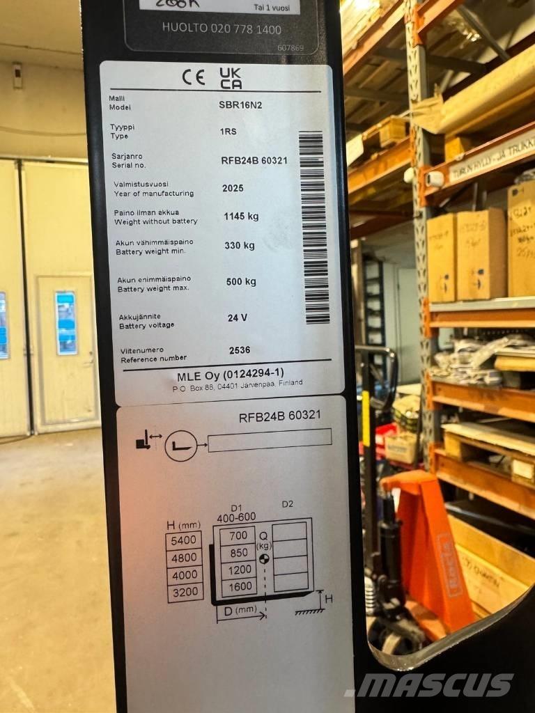 Mitsubishi SBR16N2 Ajettavat pinoamisvaunut