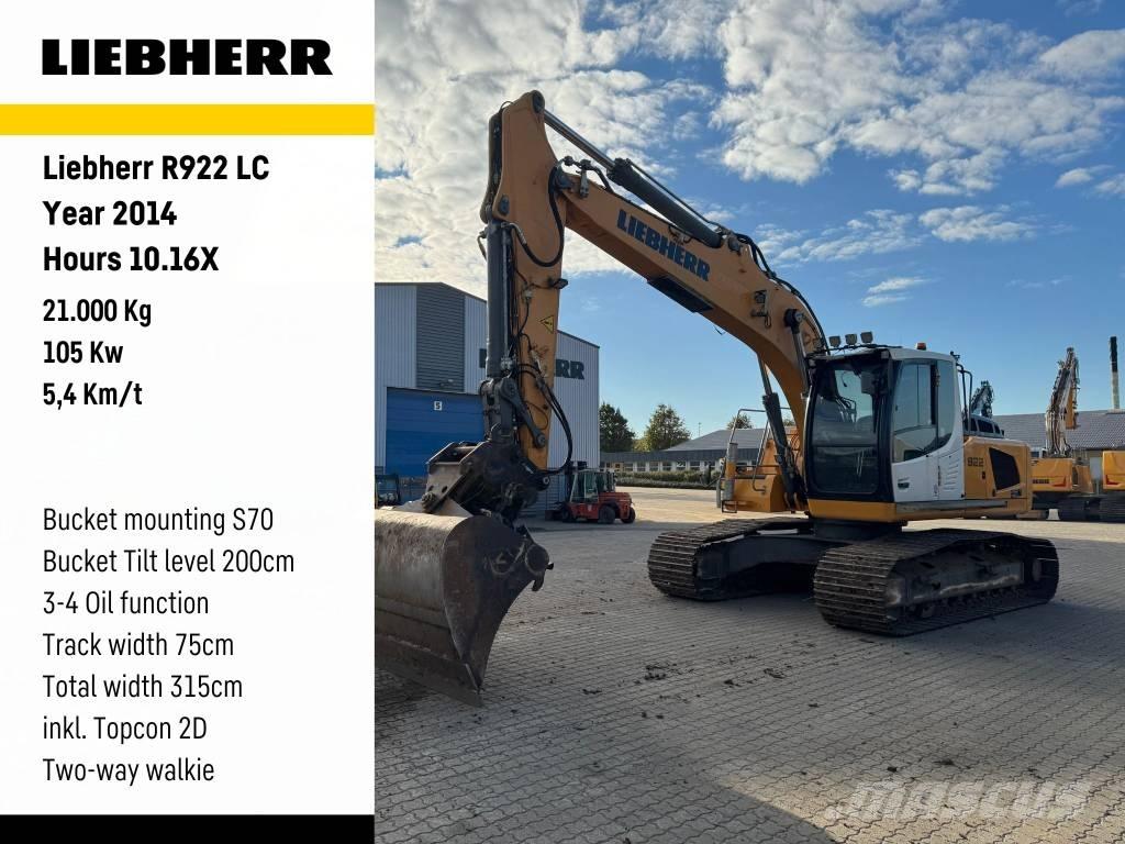 Liebherr R 922 Telakaivukoneet