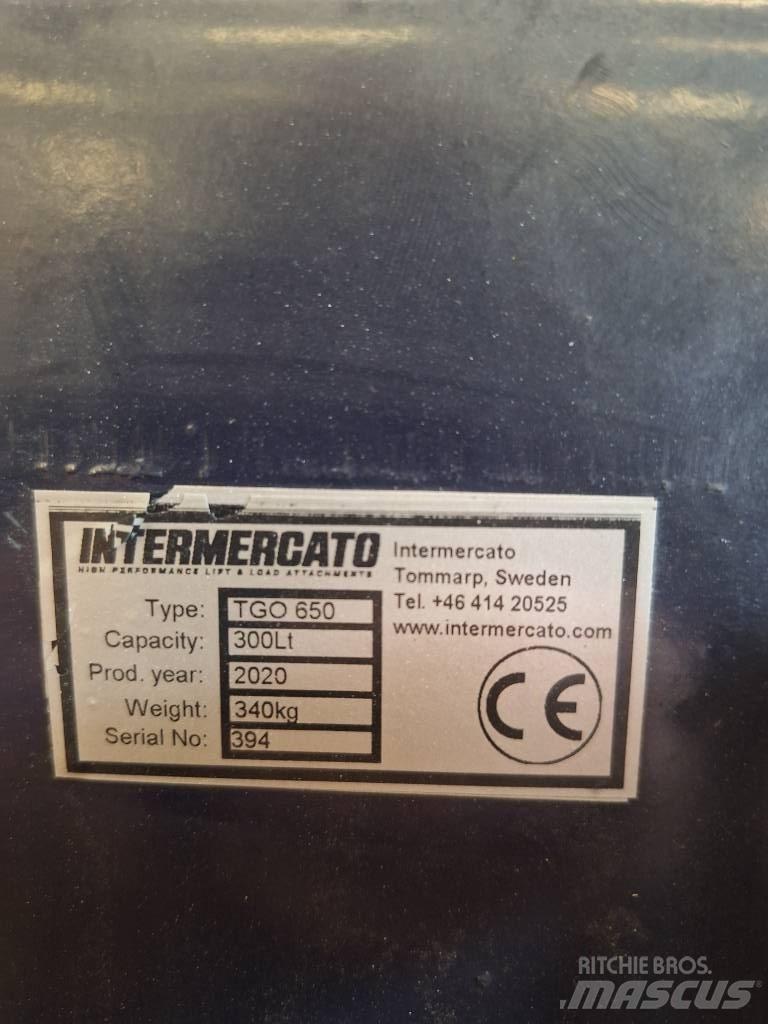  Intermecato TGO 650 Kuormankäsittelyn lisävarusteet