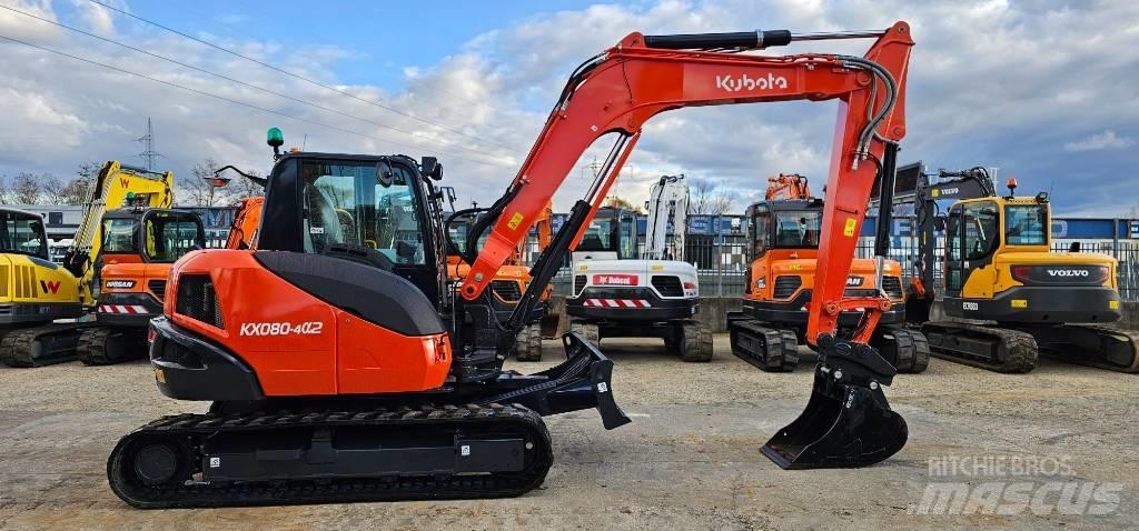 Kubota KX 080-4 Midikaivukoneet 7t - 12t