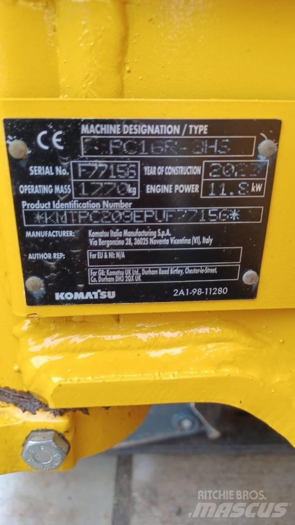Komatsu PC16R-3HS Minikaivukoneet < 7t
