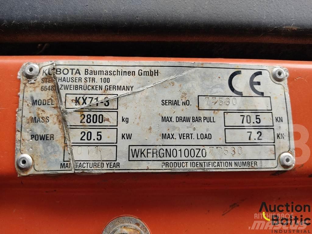 Kubota KX 71-3 Minikaivukoneet < 7t