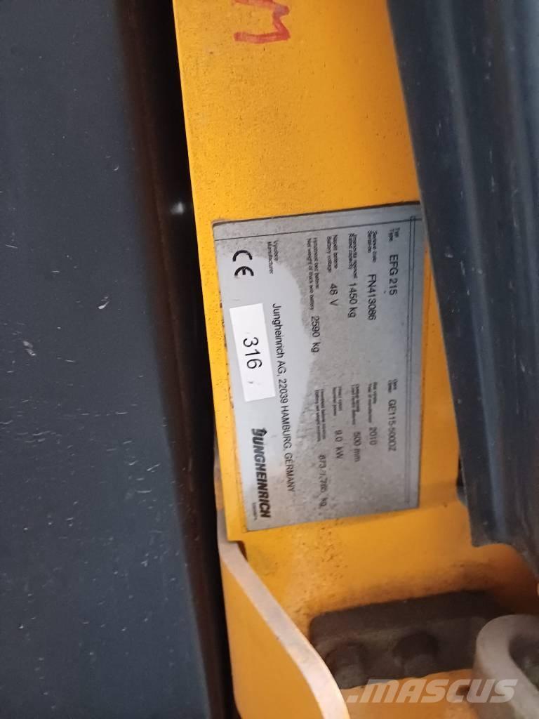Jungheinrich EFG215 Sähkötrukit