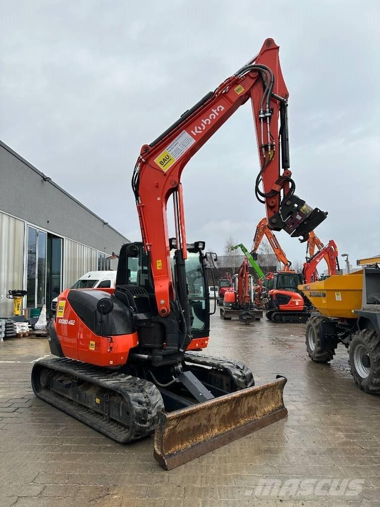 Kubota KX 080-4 Midikaivukoneet 7t - 12t