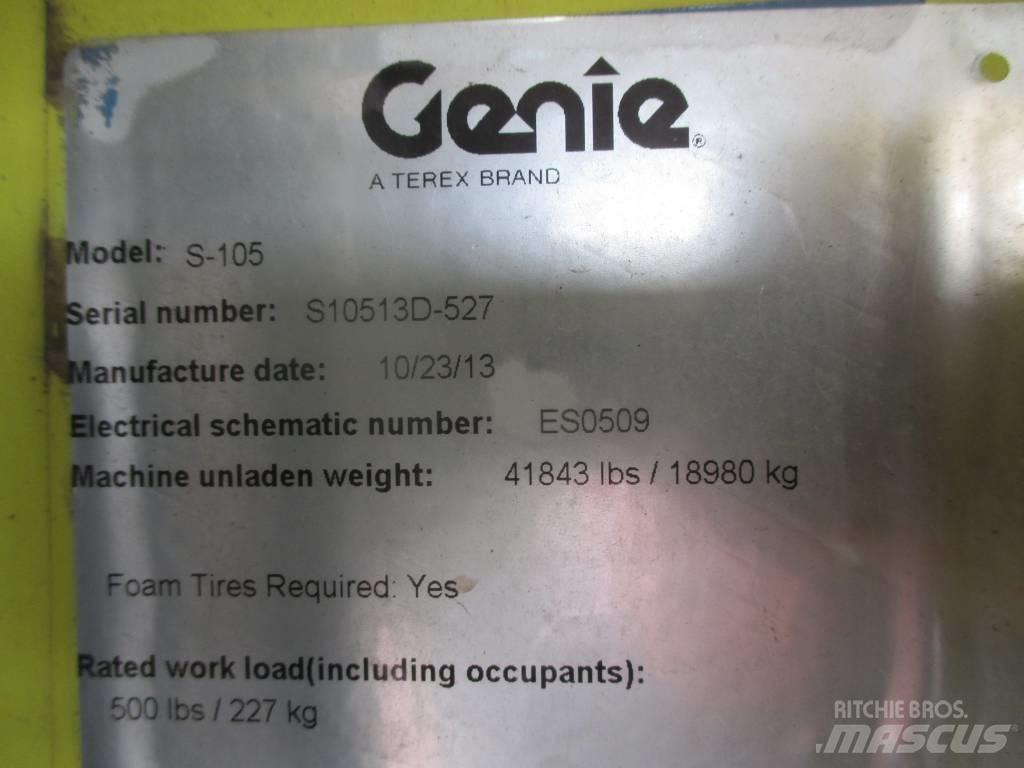 Genie S 105 Teleskooppipuominostimet