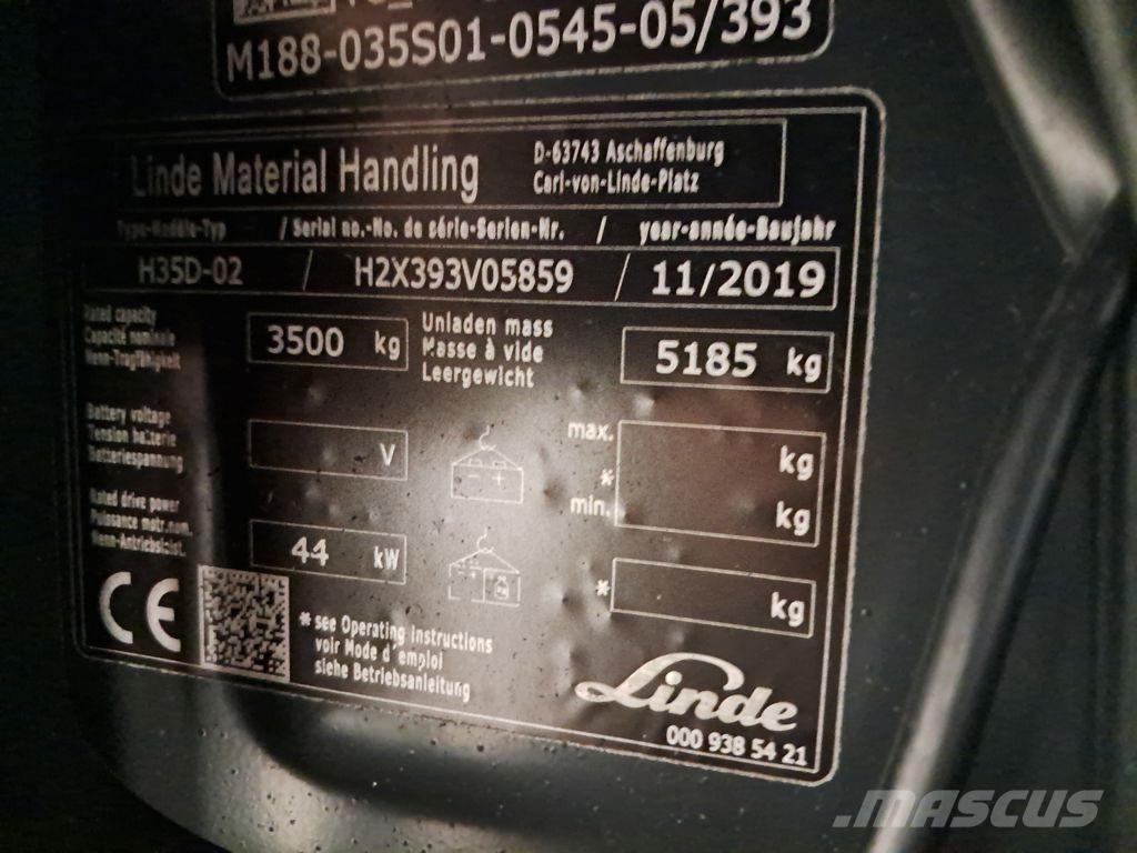 Linde H35D-02 Dieseltrukit