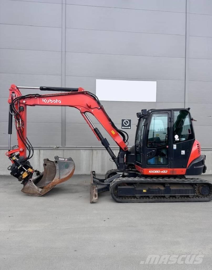 Kubota KX 080-4 Midikaivukoneet 7t - 12t
