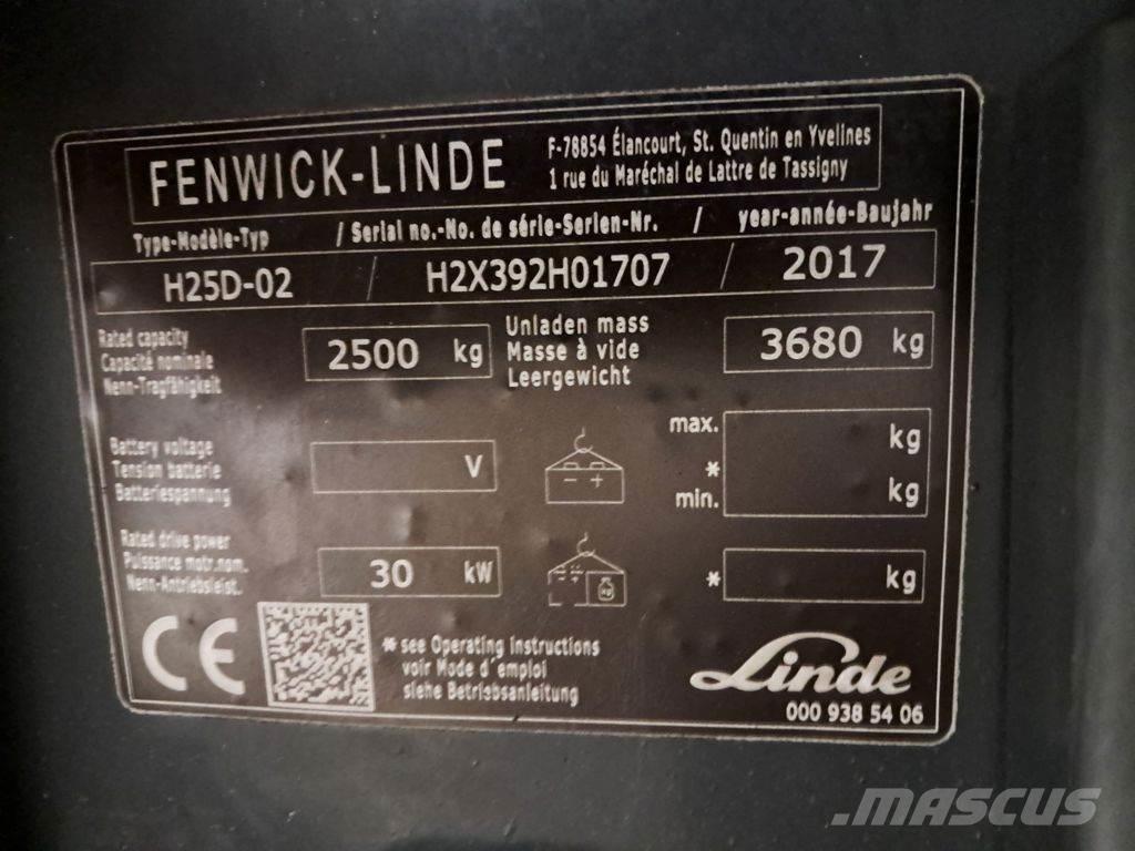 Linde H25D-02 Dieseltrukit