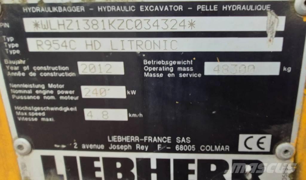 Liebherr r954c Telakaivukoneet